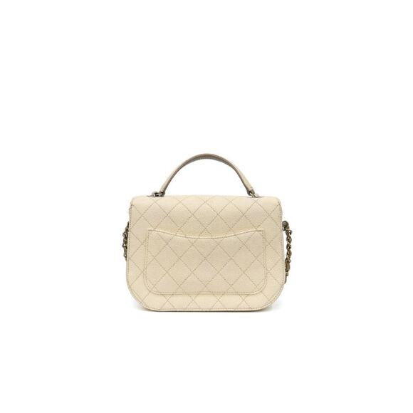 CHANEL Ivory Flap Seasonal Bag A-A15848 - Picture 4 of 11